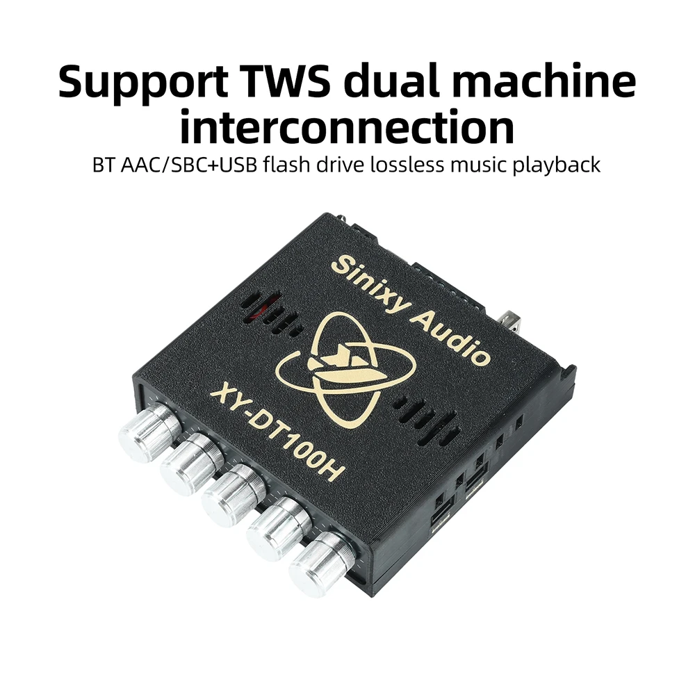 XY-DT100H 2.1-Kanal Bluetooth Digital-Verstärkerplatine Audio-Modul TWS Bass-Boost 50W+100W DC12-24V Stromversorgung für Heimaudio – Detail 9