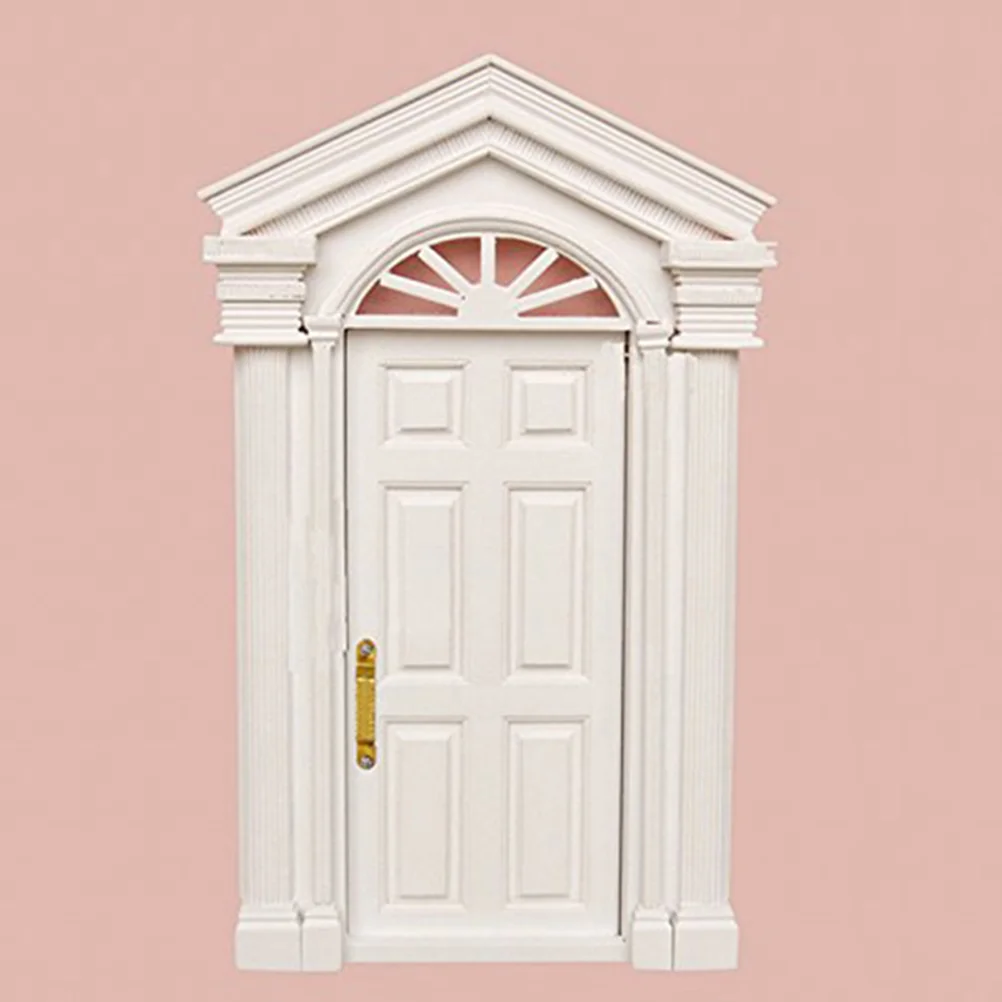 Miniture House Furniture Furnituren Open Door Game White Wooden