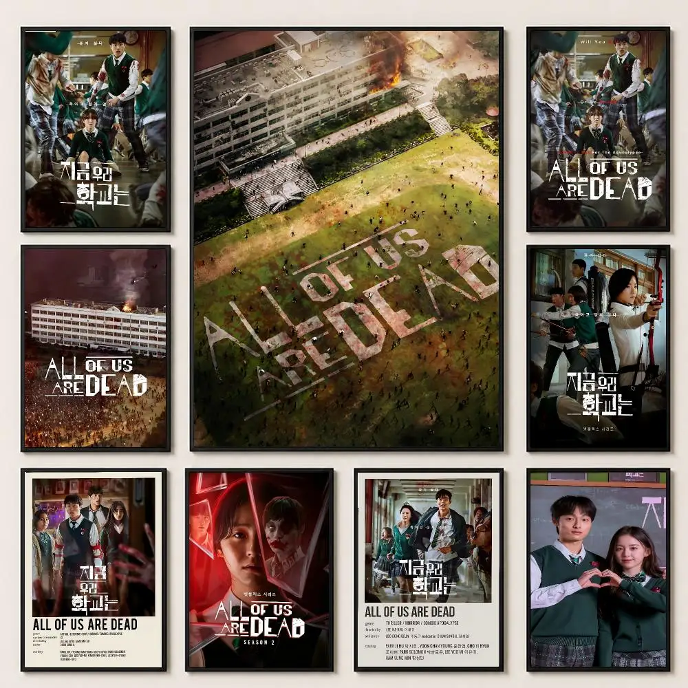 Movie A-All O-Of U-Us A-Are D-Dead Poster HD Poster Warm Home Decoration Suitable for Bedroom and Living Room Gifts Giving
