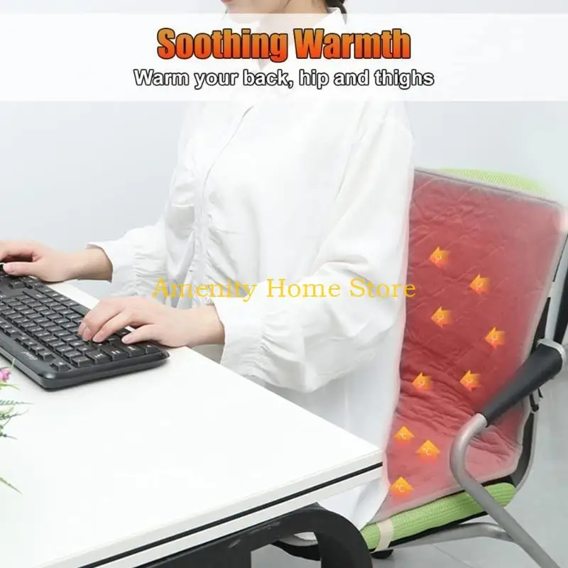 F26C 10w USB Heated Cushion 3 Levels Heating Outdoor Traveling Camping Portable