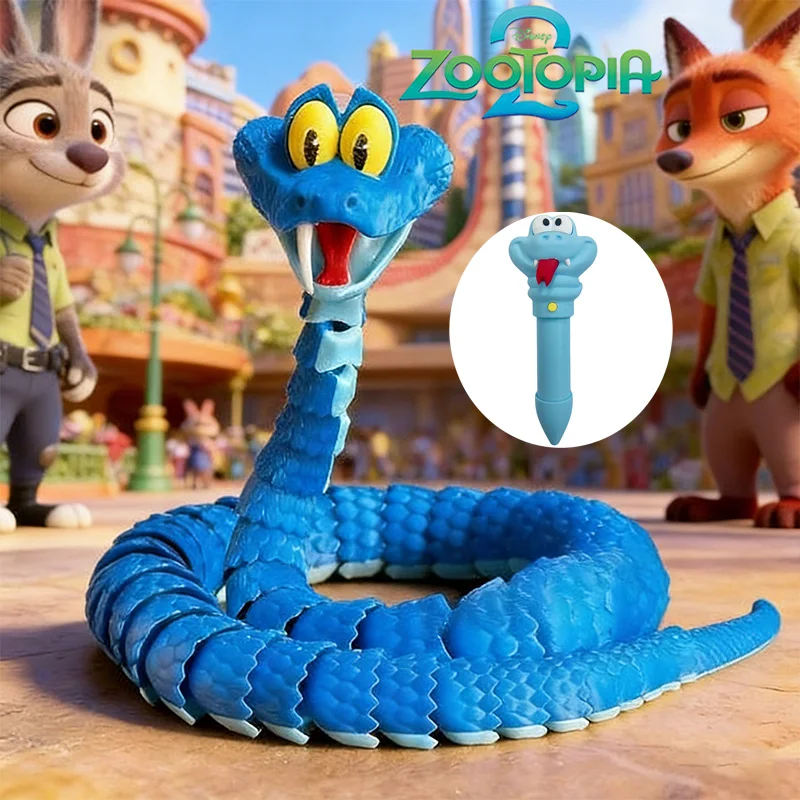 

Zootopia 2 3D реквизит для печати Гэри шарнирная игрушка-симулятор змеиная сыворотка тестовая трубка ручка модель игрушки косплей реквизит для фильмов подарок ﻿ 2026