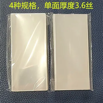 500pcs Clear Banknote Protector Pouch Waterproof Money Sleeve Coin Holder Paper Money Binder For Storage