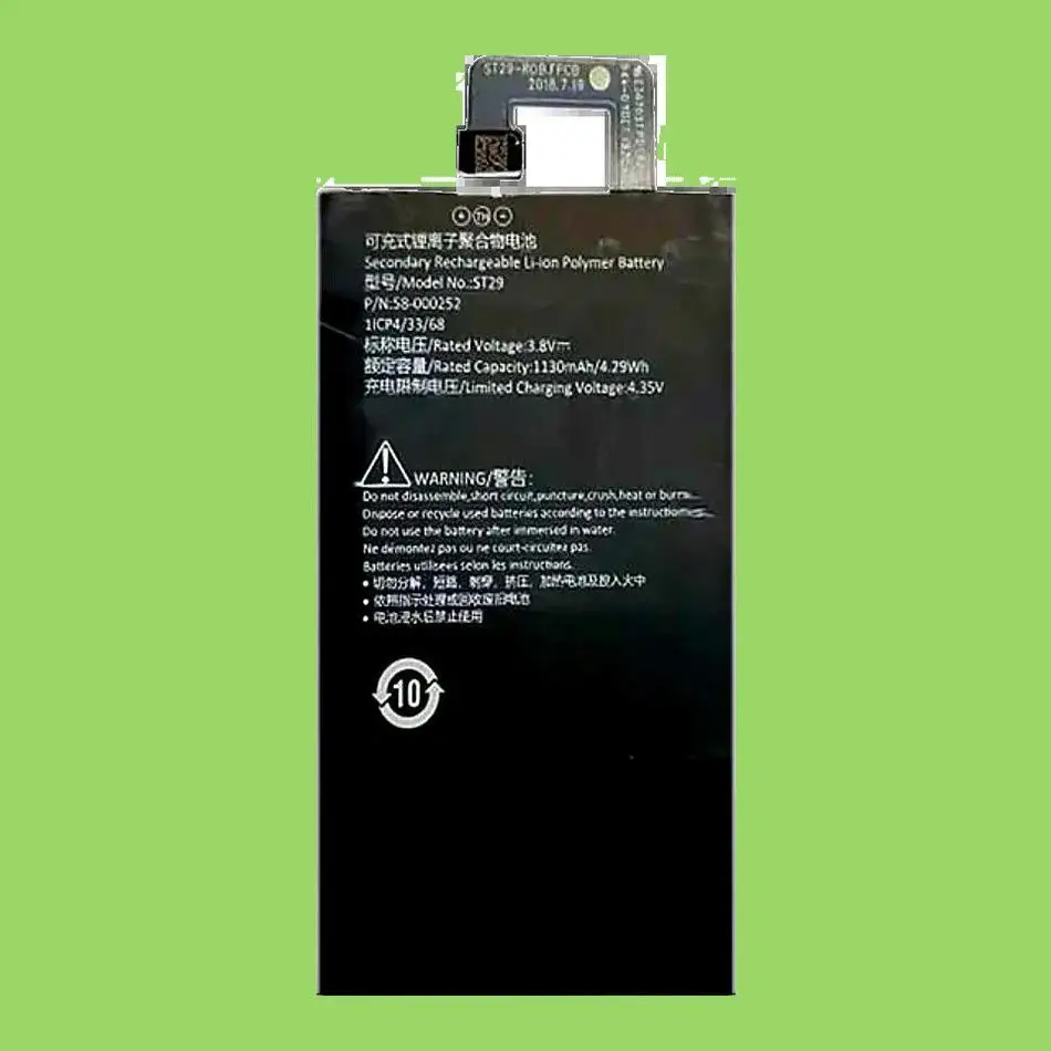 

For Amazon Kindle Oasis 3 Oasis3 ST29 58-000252 Good Low-Temperature Performance Tablet Battery 1130Mah