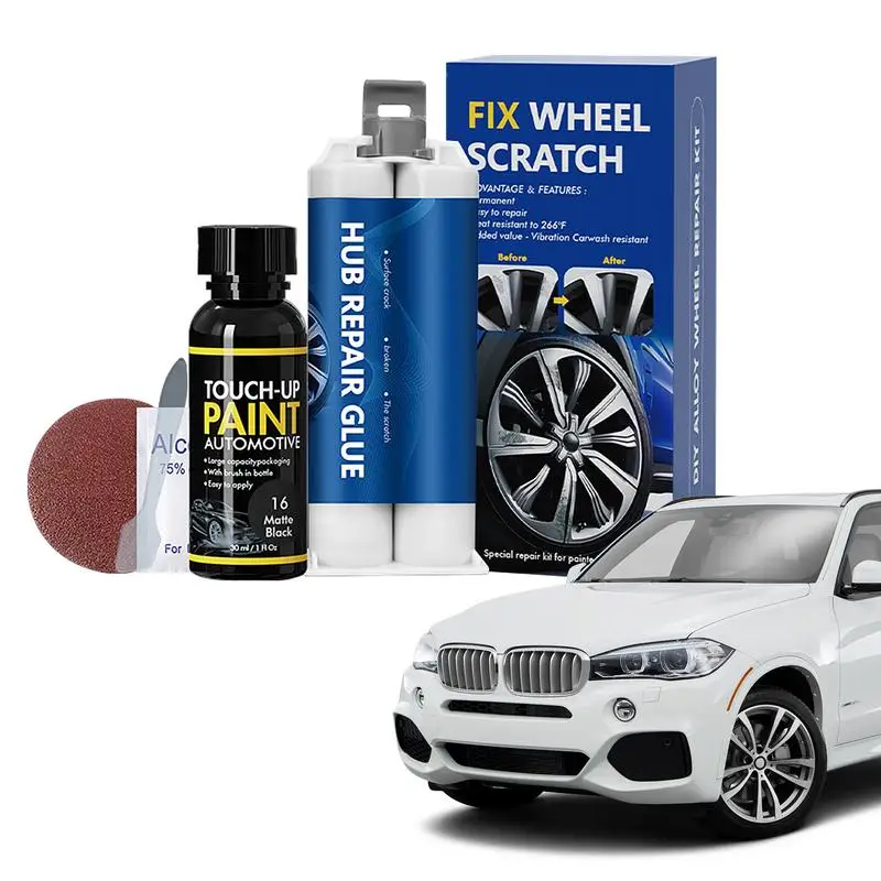 

Car Wheel Scratch Remover Scratch Fix For Car Wheels Vehicle Wheel Scratch Repair Tool Set Wheel Paint Repair For Cars Scratch