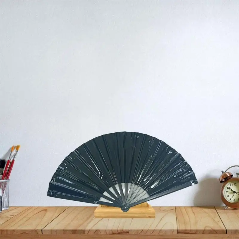 Innovative Holographics Hand Fan Easy Wrist Flicks Opening Vibrantly Color Fan For Performers And Collectors