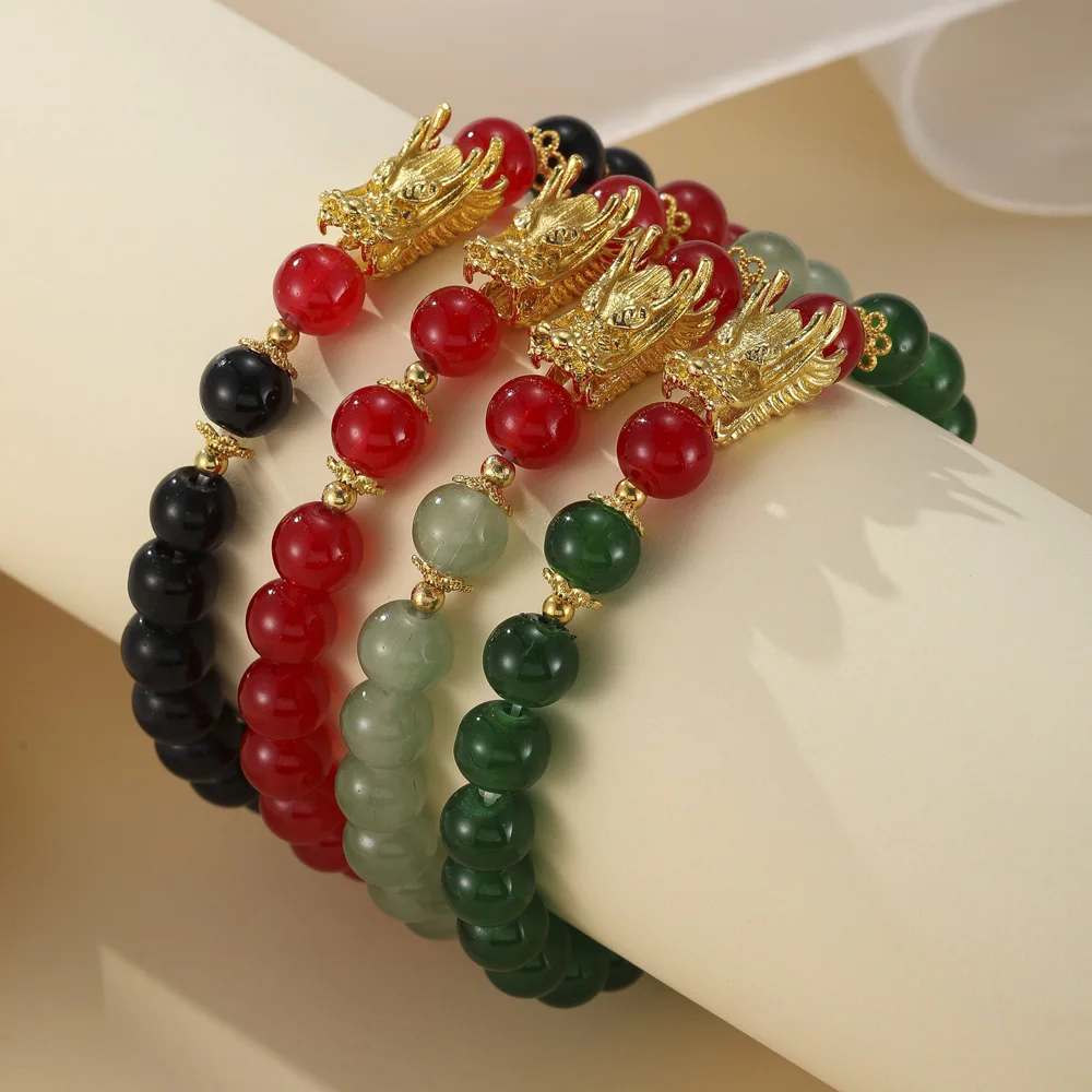 Fashionable Hand-woven Faucet Bracelet For Women Niche Design High-end Stained Glass Handmade Jewelry Wholesale