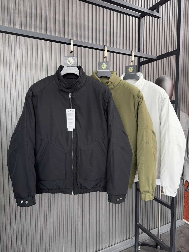 

Svip Classic MA Flight Thiened Хлопковое мужское пальто с воротником-стойкой, модная теплая повседневная верхняя одежда, зимнее пальто со стоячим кроем