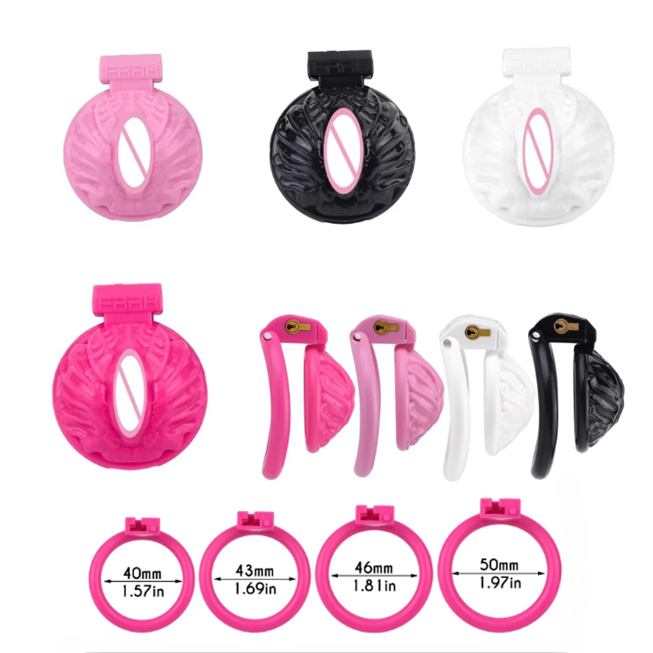 25 models Pink Lightweight Chastity Cae with Vagina Look for Long Term Chastity Goals Man's Chastity Belts Clitoris BDSM Sex Toy