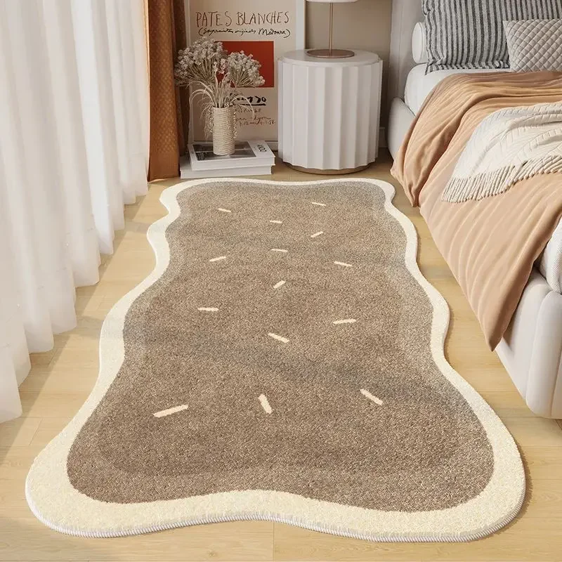 Imitation Cashmere Carpet Simple Cream Style Living Room Bedroom Soft Bedside Rugs Home Anti-slip Dirty Resistant Mats