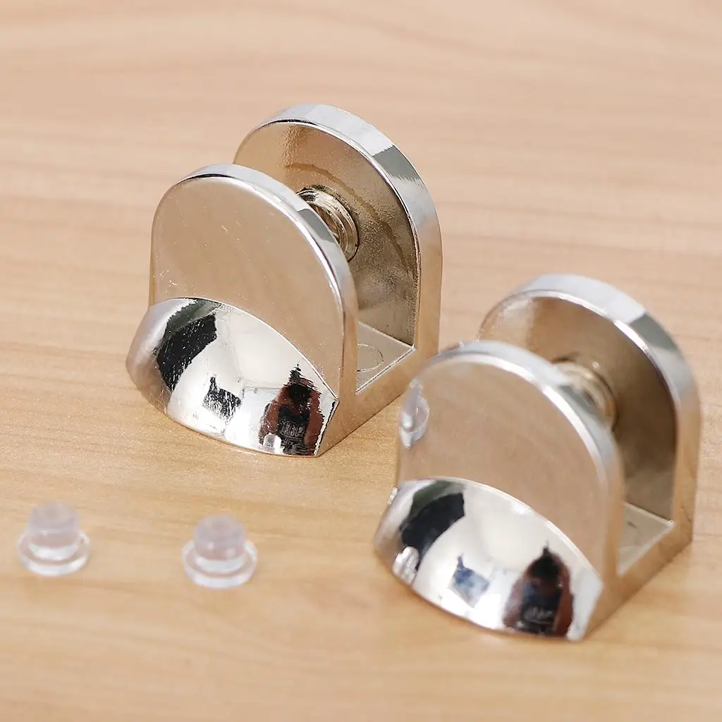 Balustrade Glass Clamp Adjustable Glass Clip Waterproof Fixed Clamp for Staircase Rail and Shower Partition