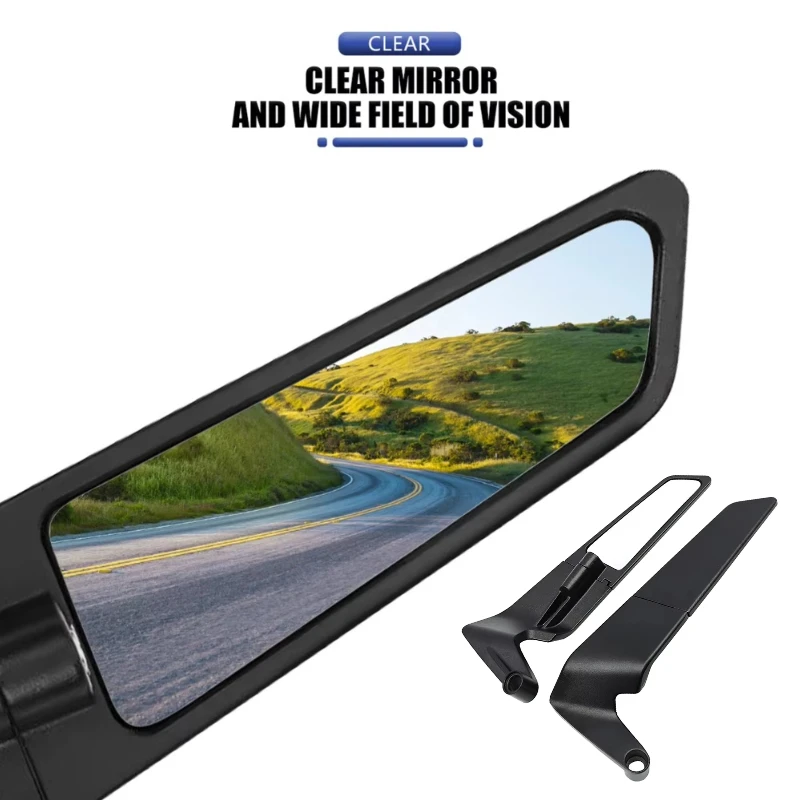 CNC Motorcycle Mirror Wind Wing side Rearview Reversing mirror For RIEJU tango 50cc rs2 matrix 125 307 Aventura mrt 125 mr 300