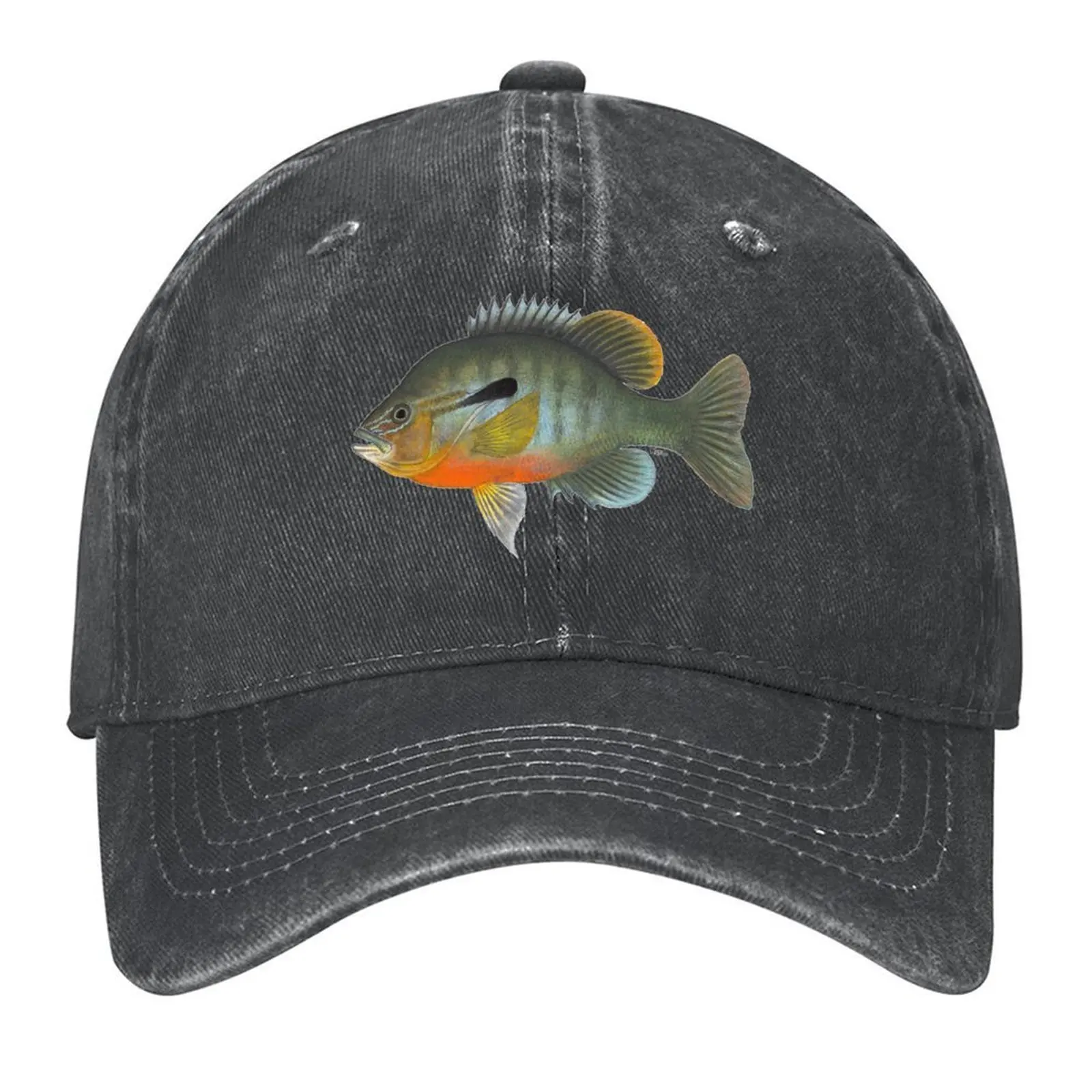 

Redbreast Sunfish (Lepomis Auritus) Бейсбольная кепка для гольфа Роскошная кепка походная шляпа Шляпа Элитный бренд Женские шапки 2025 Мужские