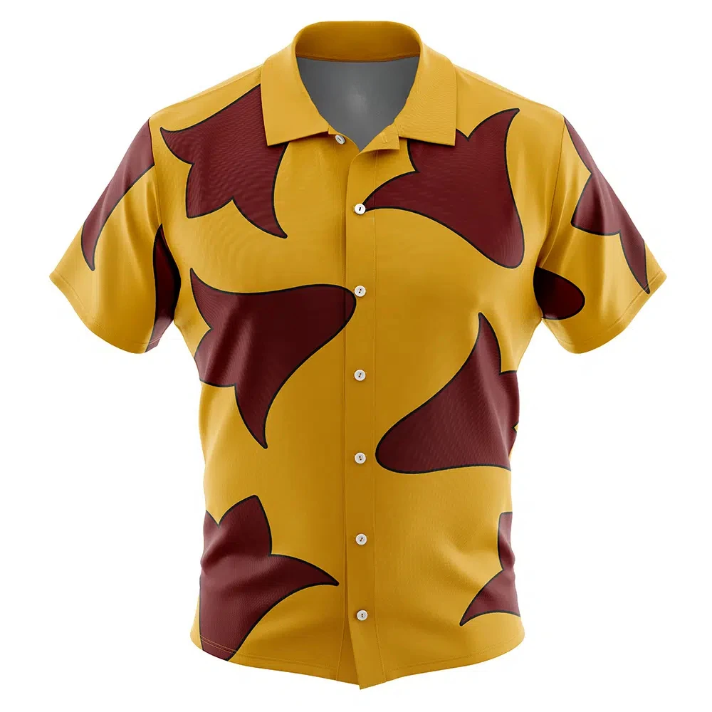 ليلو فستان نمط ليلو وستيتش زر UpHawaiian ShirtFashion الاتجاه تنفس فضفاض تنوعا عارضة الرياضة الصيف الرجال #3