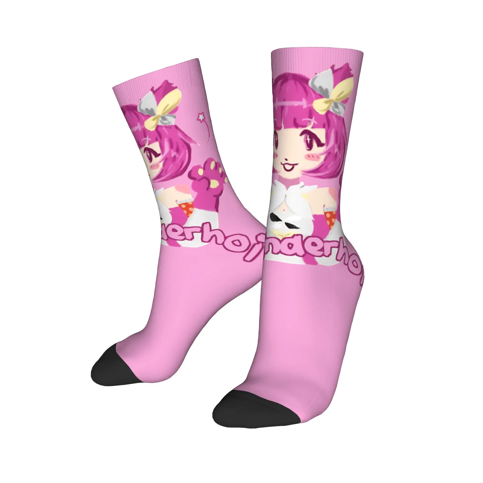 Happy Funny Men's Socks Novelty Emu Otori Sock Polyester Singer Anime Graphic Women Socks Spring Summer Autumn Winter