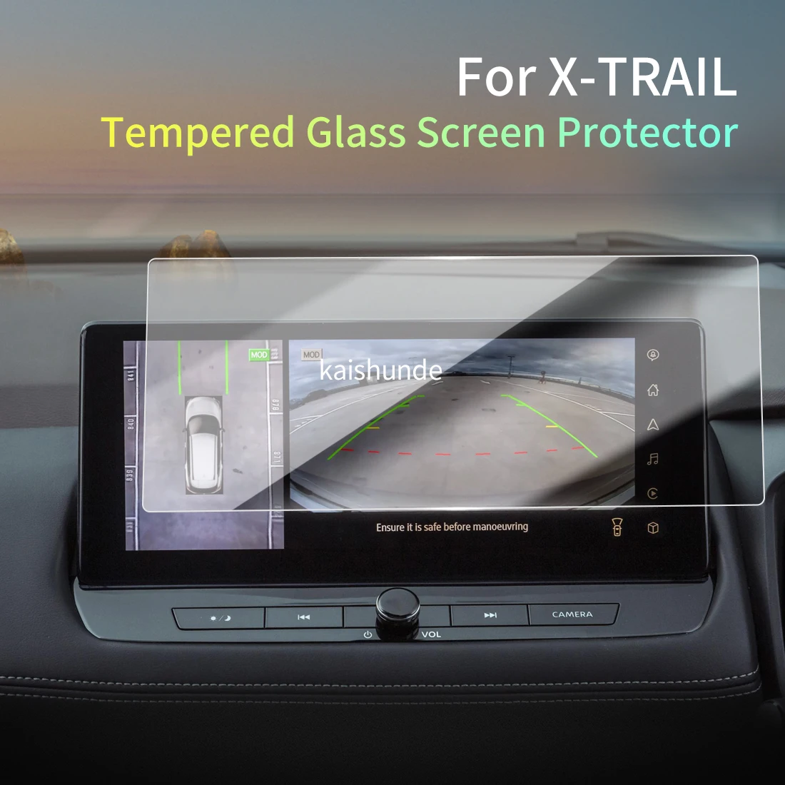 

Car Stickers Meters Protector For24 Nissan X-TRAIL Tempered Glass Protective Film Display Navigation Vehicle