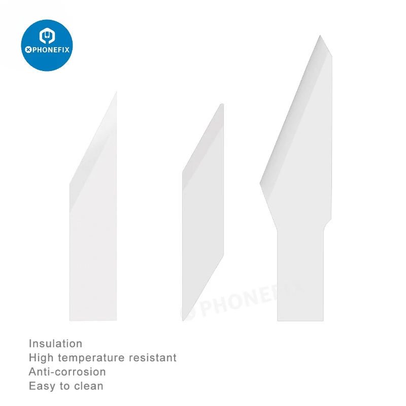 Cuchillo de cerámica MIJING, hojas de grabado anticorrosión, no conductoras, anticalor, para teléfono, PCB, Chip, Gule, herramienta manual de reparación