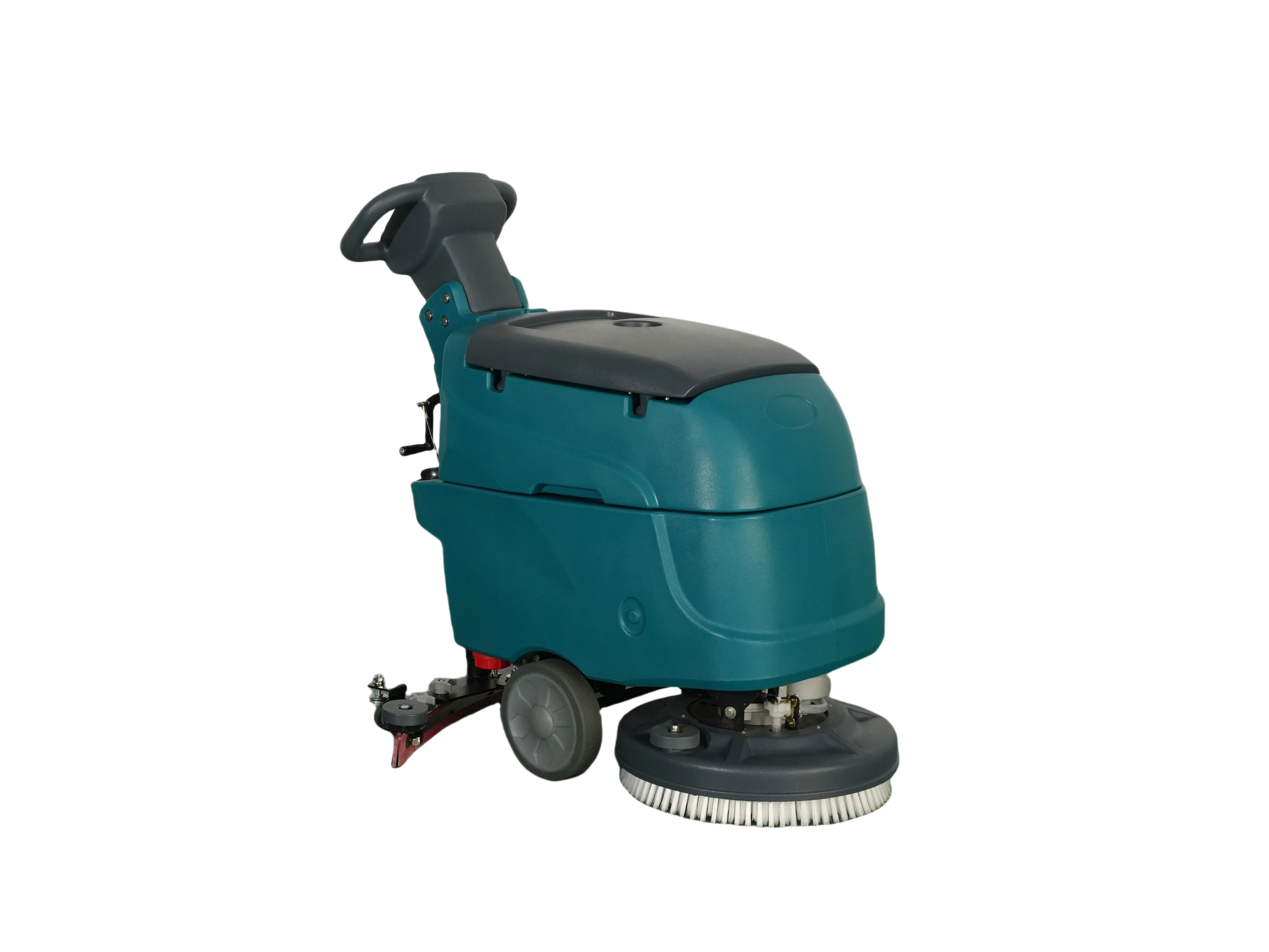 Small Walk Behind Scrubber Dryer, Compact Hand Push Floor Machine for Narrow Space, AliExpress Best Selling