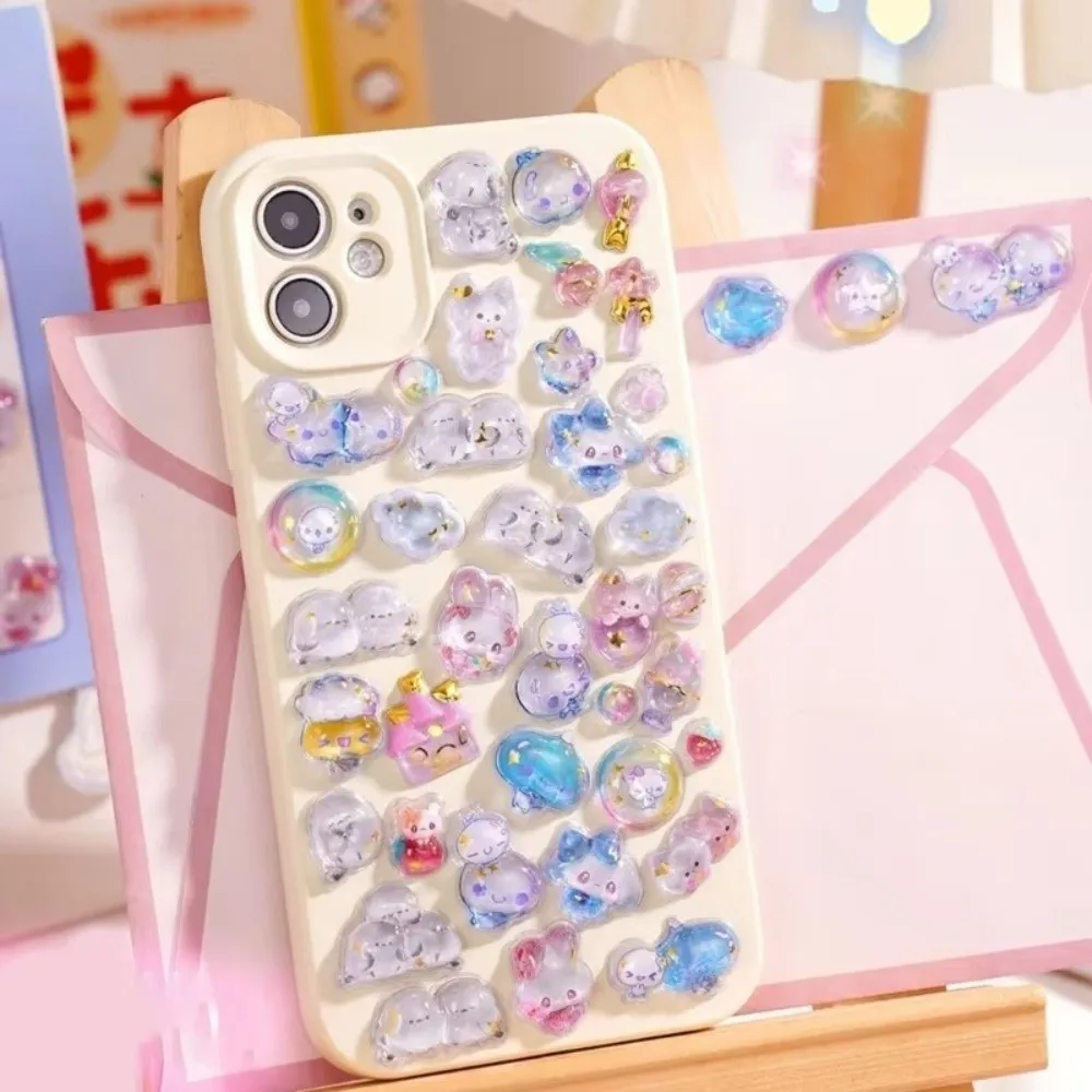 สติกเกอร์คริสตัล 3 มิติ ลายนูนรูปสัตว์ ปี 2026 สำหรับงาน DIY งานฝีมือ สติกเกอร์การ์ตูนสัตว์น่ารัก สติกเกอร์ PVC สร้างแรงบันดาลใจสำหรับเด็ก