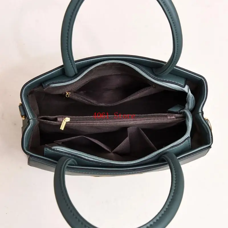 Creative Women's Purse Set 2pcs Shoulder Purse Functional Crossbody Bag PU Leather Office Handbag for Daily Needs