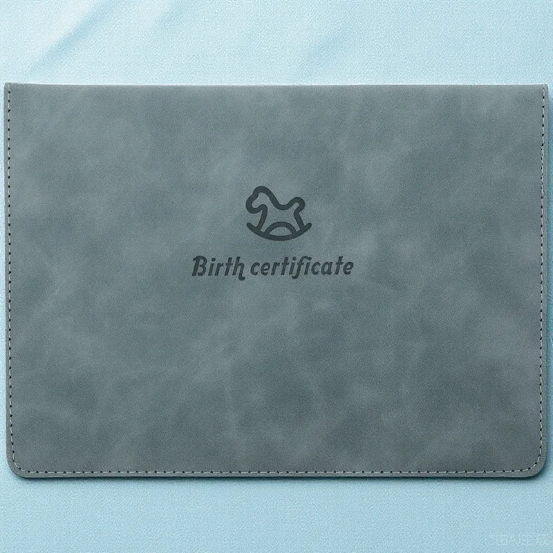 

Luxury Birth Certificate Holder Sleeve Wear-Resistant Elegant Design Certificate Case File Folder Cover