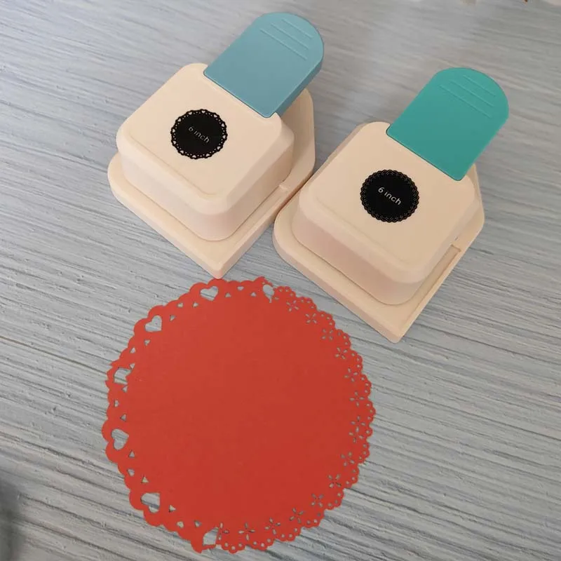 1PC Manual Hole Punch Heart Necklace Card Corner Cutter Jewelry Display Cardboard Paper Cut Holder Cutting Embossing Tool