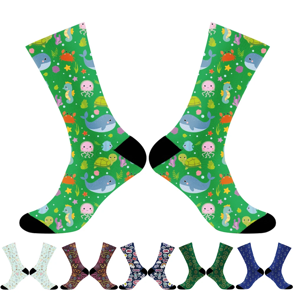 

2024 New Fashion Socks Summer Halloween Popular Street Jacquard Socks