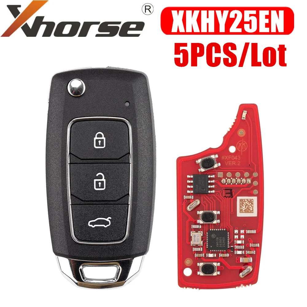 xhorse-xkhy25en-chiave-remota-di-seconda-generazione-per-hyundai-tipo-3-bottoni-5-pz-lotto