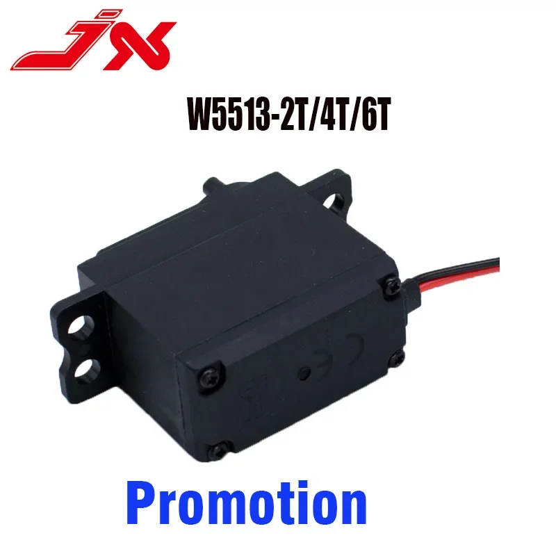 JX W5513 1.5T/2T/4T/6T 10kg Metal Gear Sail Winch Servo 0.09sec 360 Degree For RC Sailing Competition Steering Gear