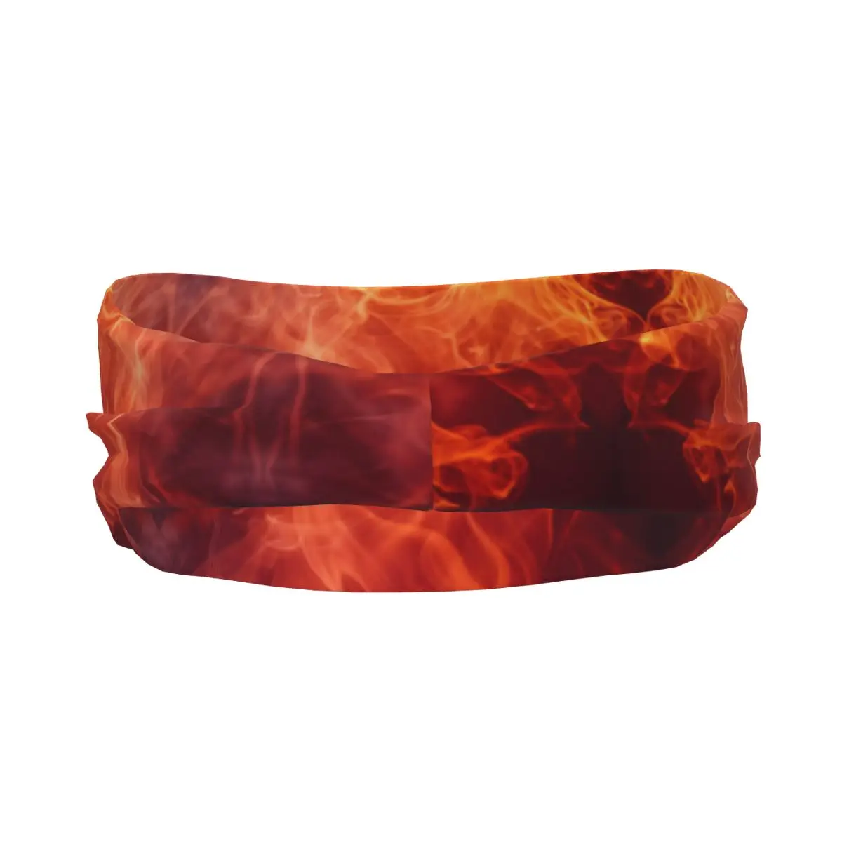 Abstract Fire Elastic Hair Band Yoga Headband Makeup Hair Hoop Headwrap