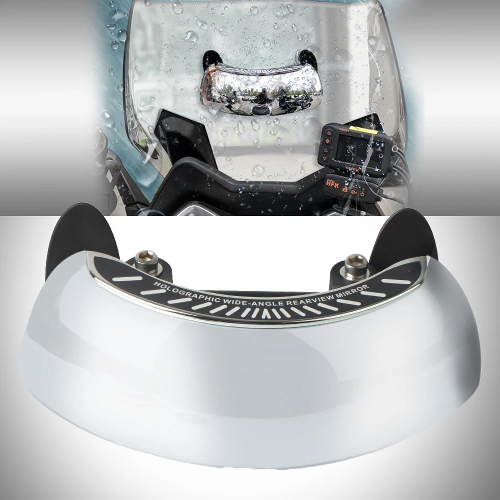 For BMW R1150 Adventure R1150GS R1150RS R1150RT R1200 R1200C Windscreen 180 Degree Blind Spot Mirror Wide Angle Rearview Mirror