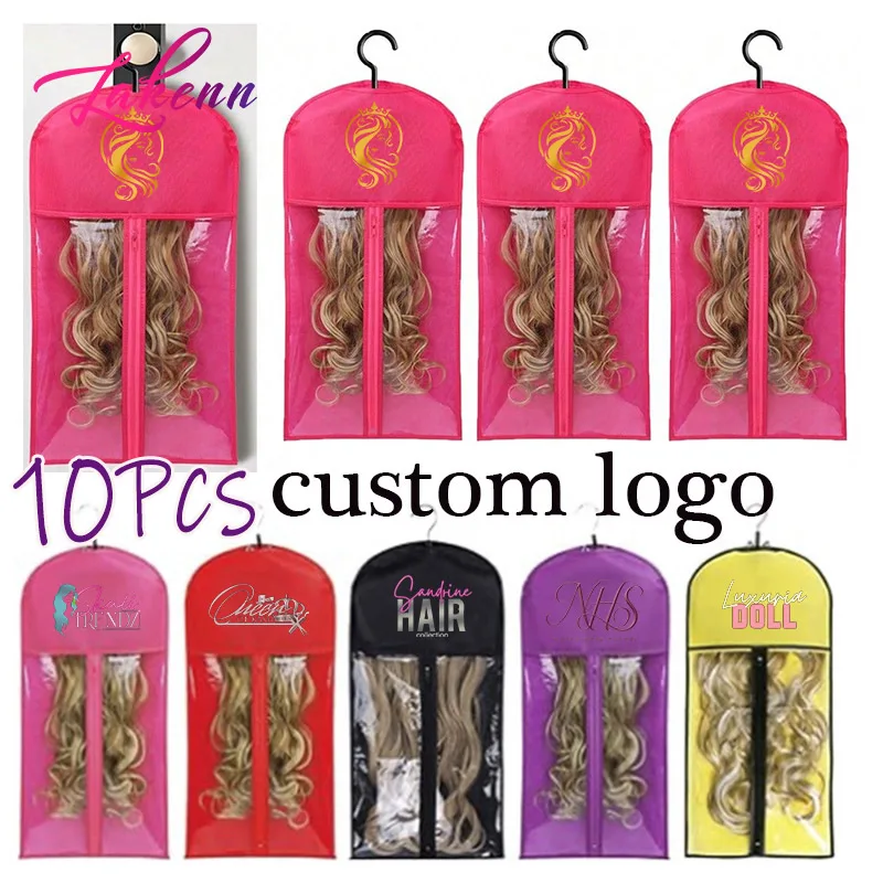 Perfect Extensions Holding Bag Hair Wigs Storage Bags For Travel 10Pcs Custom Logo Wig Organizing Hair Protect Accessories