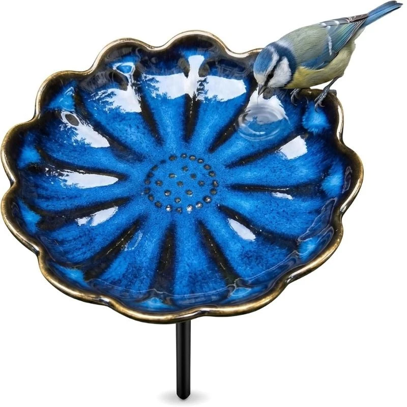 Besucher-Wasserstelle Freien mit Blumenschale, Keramik-Goggas-Bewässerungsstation 3XUF – Detail 10