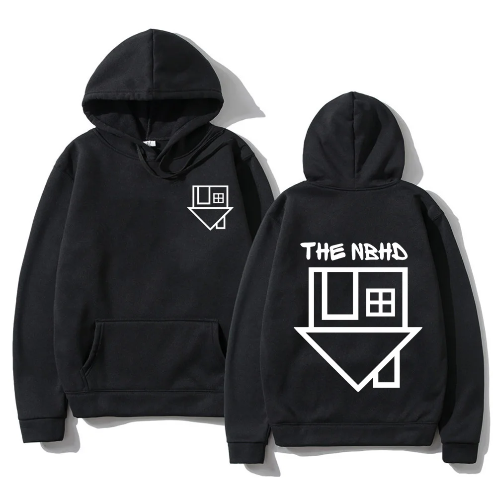 The Neighborhood NBHD Band Hoodie Fashion Men/women Hoodies Harajuku Aesthetic Clothes Unisex Fleece Pullover Sweatshirt Vintage