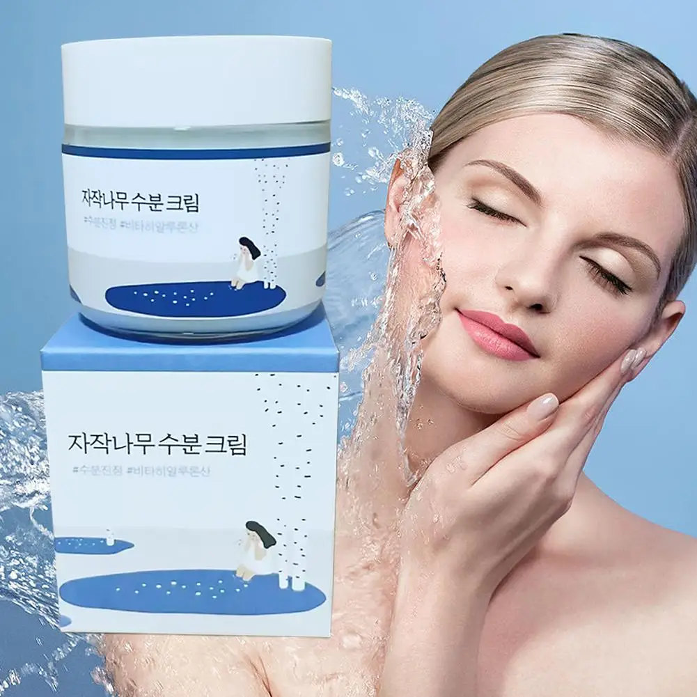 Crema Calmante de Líquido de Abedul - Centella Asiática, Hidratante, Mejora la Sequedad y Deshidratación, Cuidado Facial Calmante para Piel Sensible