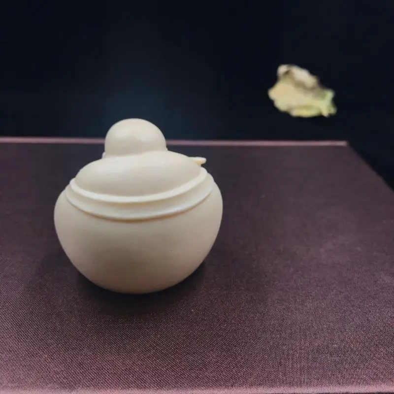 Chinese Style Handmade Maitreya Laughing  Sculpture Cute Mini Ornament for Collectible Home Decor Gift