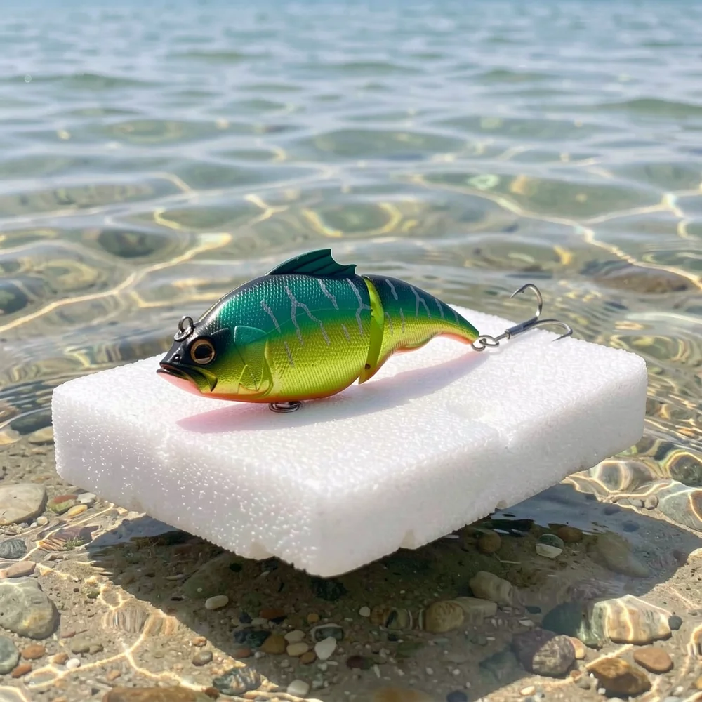 41g Big Floating Swimbait Multi-Jointed Structure Hard Lure for Pike Bass Sea and Freshwater Fishing