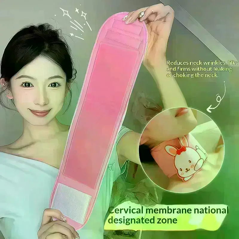 1Pcs Beauty Skin Neck Care Womens Neck Mask Silicone Gel Anti Aging Patch For Neck Mask SPA Neck Wrap Mask Moisturizing Belt