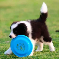 18.5cm Fashion Pet Dog Silicone Game Frisbeed Dog Toy Flying Discs Trainning Interactive Toys Pet Supplies Flying Disc