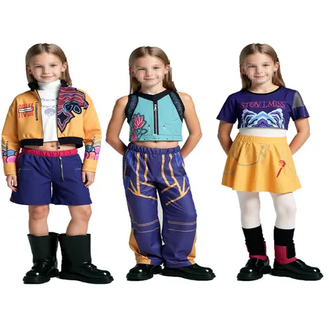 Anime new demon hunter cosplay pop singer musician Halloween Christmas gift costume cosplay stage suit