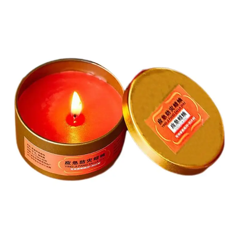 Disaster Candle Survival Gear Long Lasting Light Source For Home Use Outdoor Camping Smokeless Long Burning Windproof Candle For