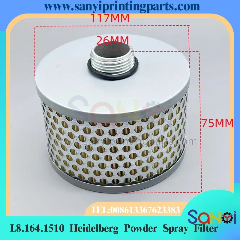 1 Piece L8.164.1510 Heidelberg Powder Spray Filter For Printing Machine Parts