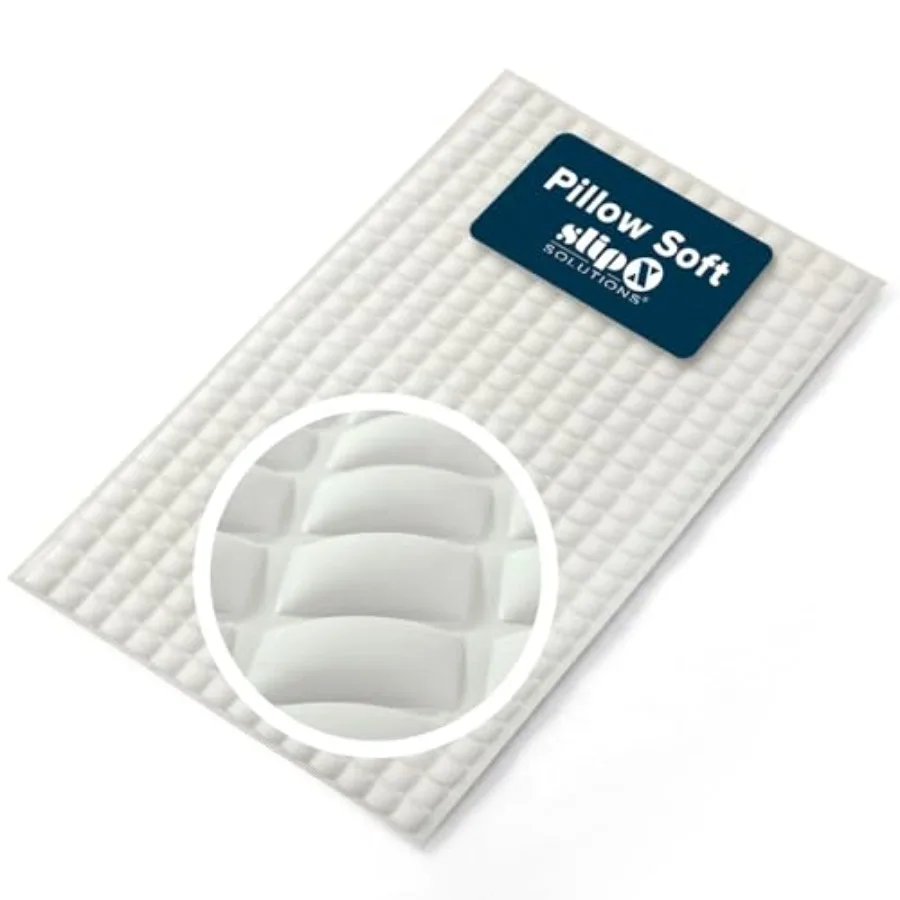 

Мягкий коврик для ванной с эффектом подушки, нескользящий, комфортный для ног, 700 воздушных подушек, мягкий коврик для душа, сильные присоски