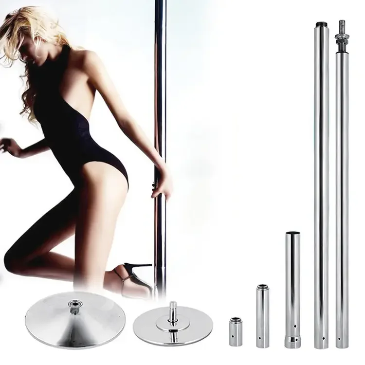 

Removable Home Fitness Equipment 45mm Professional Stripper Pole Dance Spin Pole Exercise Training Pole Kit