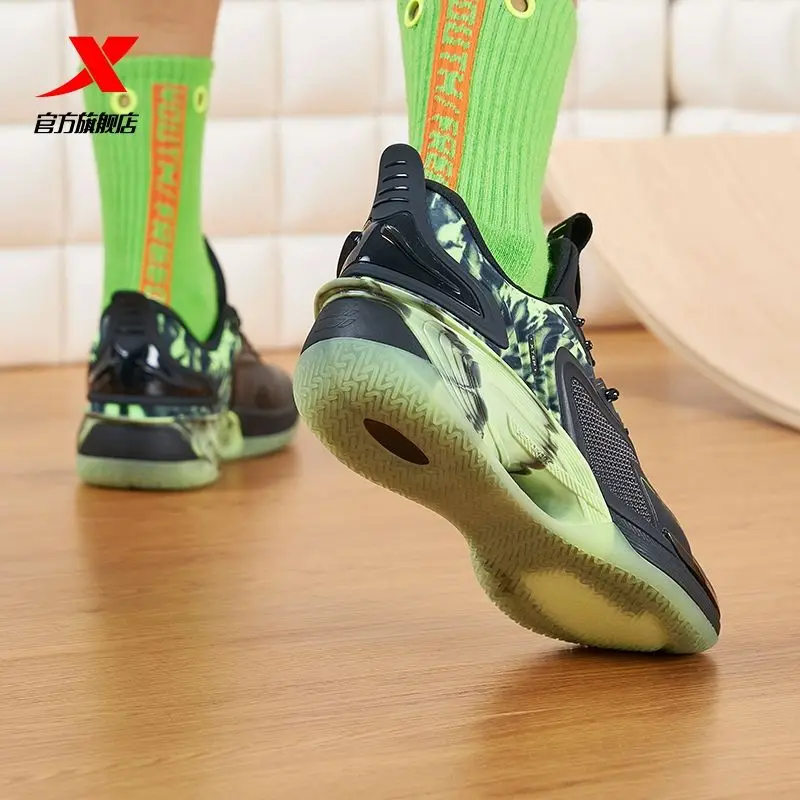 Xtep Youyun 7th Generation Basketball Shoes Men's Summer New Practical Breathable Wear-Resistant Cushioning Casual Sports Shoes