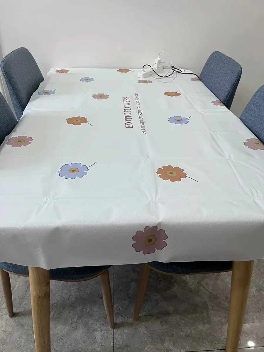 

Nordic Ins Marble Fashion Pattern Polyester Antifouling Tablecloth Kitchen Home Decoration Tablecloth Picnic Tablecloth скатерть