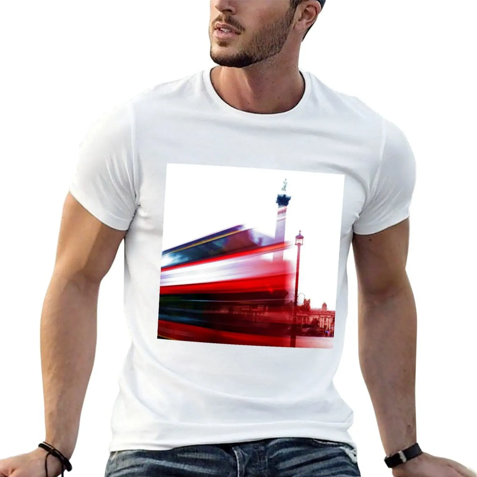 Bus Pass T-Shirt Casual Pattern Print Tee Shirt