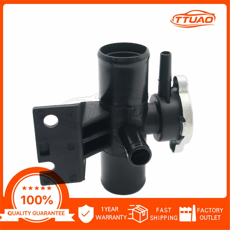 Car Coolant Radiator Filler Neck with Cap 1350A015 for Mitsubishi Lancer Outlander Sport Automotive Spare Parts High Quality