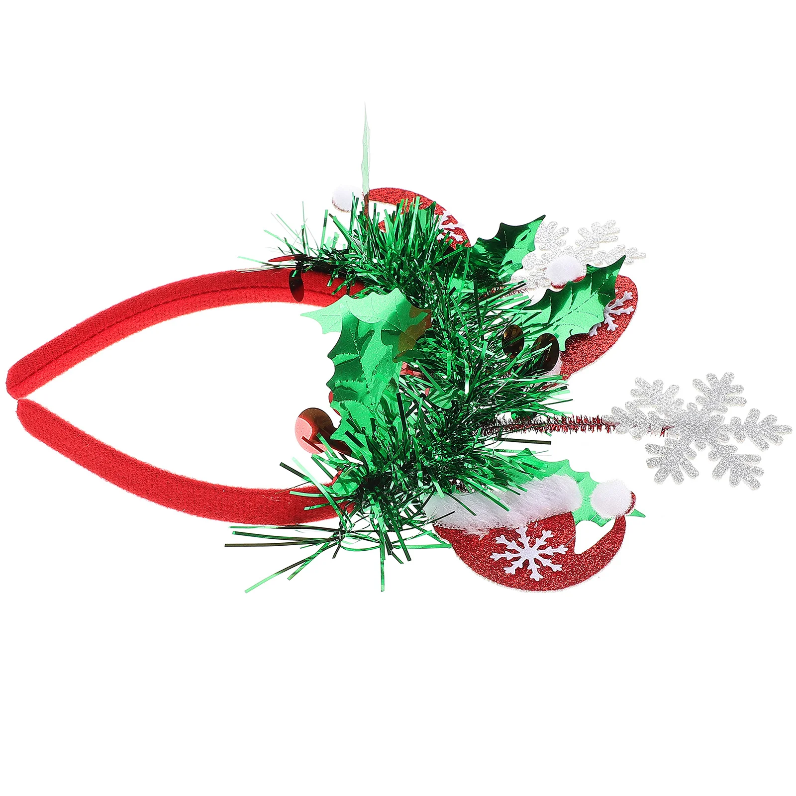 

Christmas Headband 2025 New Year Headdress Lightweight Holiday Party Hair Accessories Christmas Party Decorations Snowflake