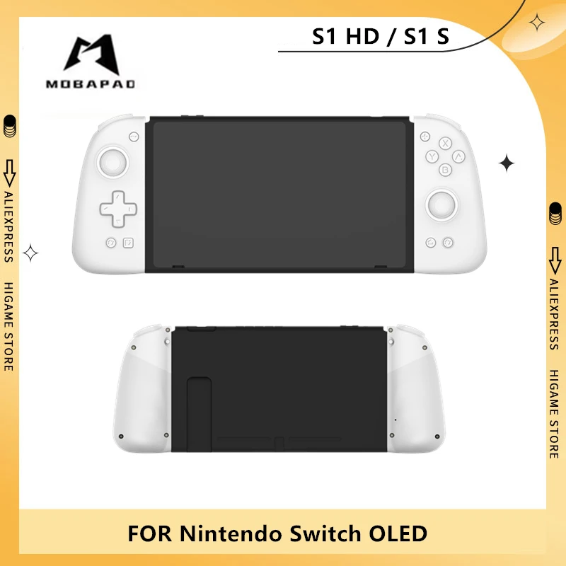 MOBAPAD S1 HD / S1 S para Nintendo Switch OLED Joypad com console de joystick Hall para Switch NS OLED Gamepad BLACK PINK WHITE