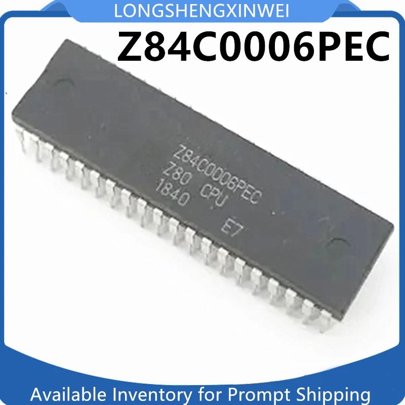 1PCS New Original Z84C0006PEC Z84C0006 Z80 CPU Embedded Microprocessor DIP40